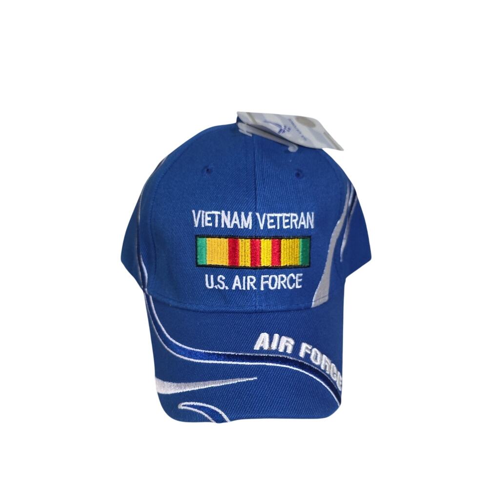 Vietnam Veteran U.S. Air Force Blue Adjustable Hat NEW